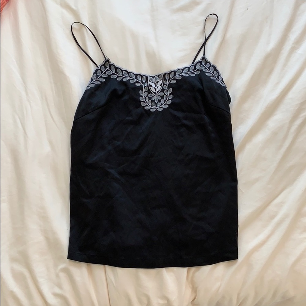 Black Satin Cami